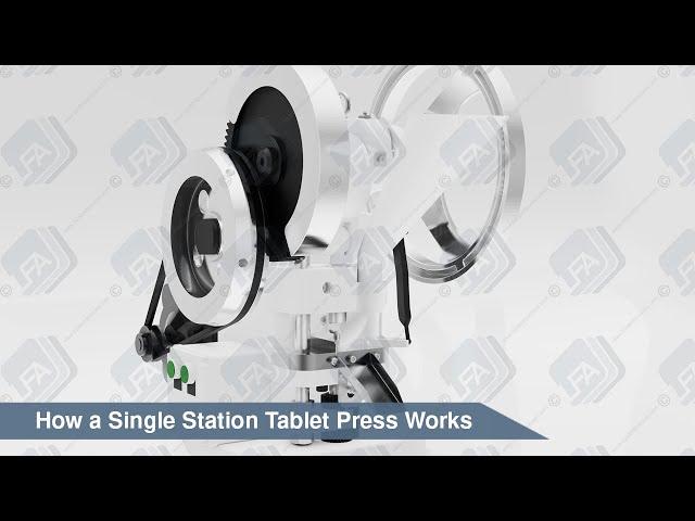 How a Single Station Tablet Press Works | LFA Tablet Presses