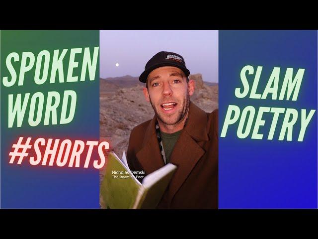 A Timid Snuggle with... | Spoken Word Poem | A Haiku About The Moon and Sleeping Under Stars #Shorts