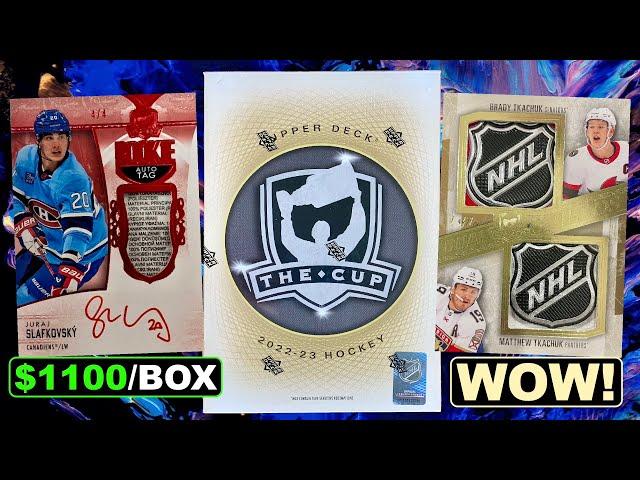 HOLY BIG PULL!!! - 2022-23 Upper Deck The Cup Hockey Hobby Box Break