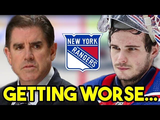 EVERYTHING KEEPS GETTING WORSE FOR THE NEW YORK RANGERS...