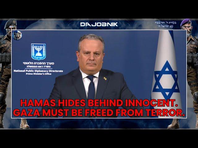 Israeli Spokesman David Mencer’s urgent update on Israel-Hamas War