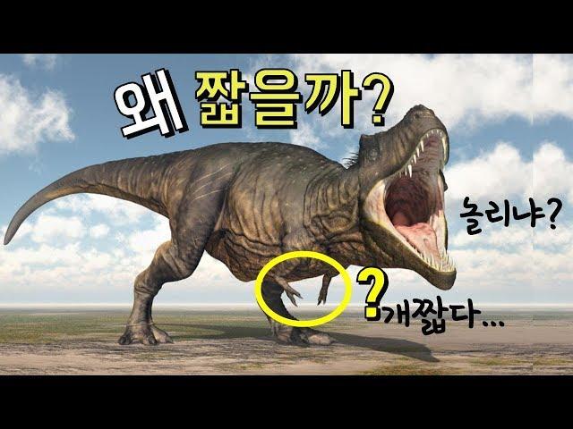 티라노사우루스의 앞발은 왜 이렇게 짧았을까?│그리고 이 앞발은 어디에 썼을까?