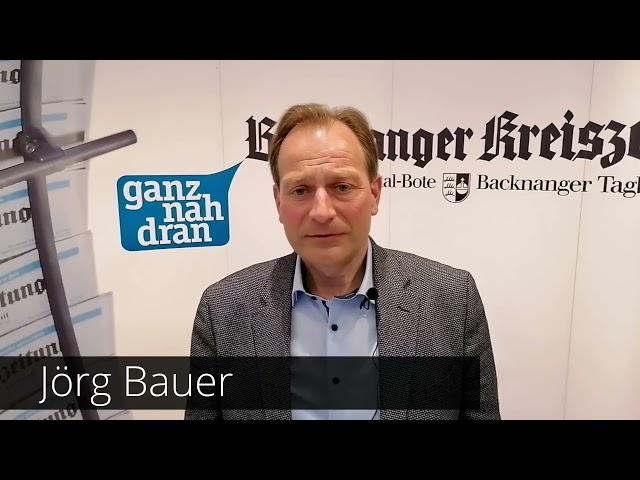 Jörg Bauer nach dem zweiten Wahlgang