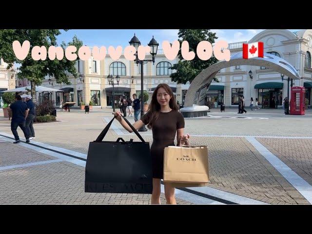 [vancouver vlog] 밴쿠버 워킹홀리데이 브이로그 #4  | SELC 어학원 후기 | 원화 캐나다 달라로 바꾸는법 | 맥아더글렌 아울렛 쇼핑 McArthurGlen