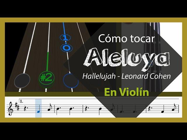 Cómo tocar "Aleluya" en Violin | Play along