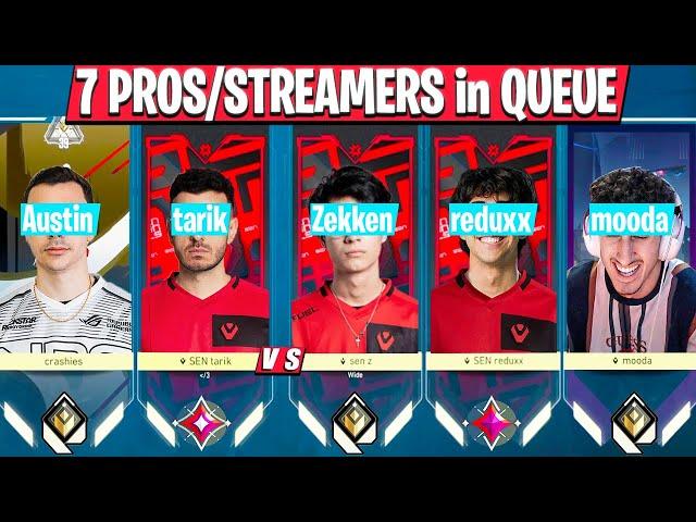 When 7 Pros/Streamers QUEUE Together | ft Tarik, Crashies, Marved vs Zekken, Reduxx, mooda