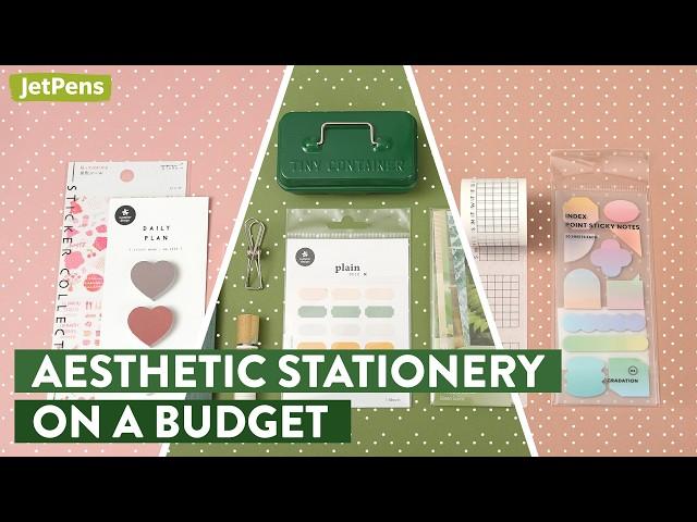 Satisfyingly Aesthetic Stationery on a $35 Budget | Beautiful Japanese & Korean Stationery