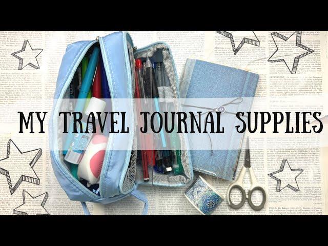 Travel Journal Supplies | What craft supplies am I taking with me when I travel