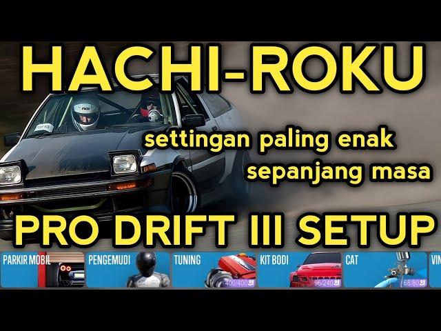 Carx Drift Racing 2 - (Hachi-Roku) Toyota Levin AE86 | Custom Setup [PALING ENAK]