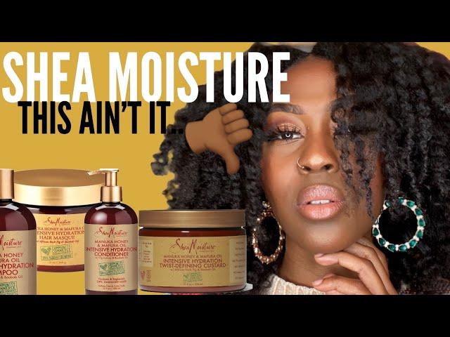 I FINALLY TRIED SHEA MOISTURE’s MANUKA HONEY AND MAFURA OIL COLLECTION | WHAT IS THIS?