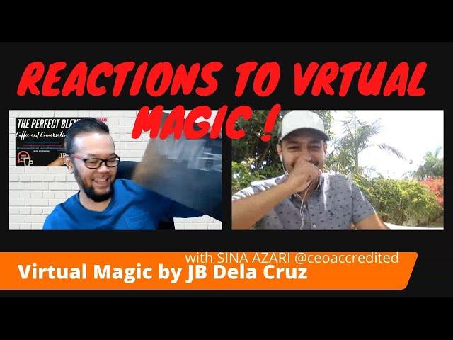 Virtual Magic Reactions by Sina Azari, performed by JB Dela Cruz