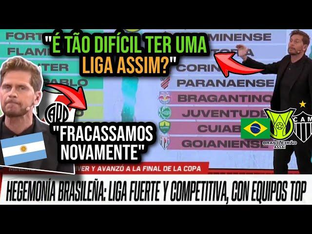 TV ARGENTINA VAI À LOUCURA COM ELIMINAÇÃO DO RIVER, FINAL BRASILEIRA E BRASILEIRÃO - GALO NA FINAL