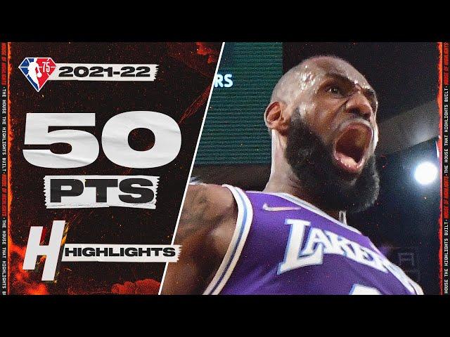 LeBron James INSANE 50 PTS, 6 THREES Full Highlights vs Wizards 