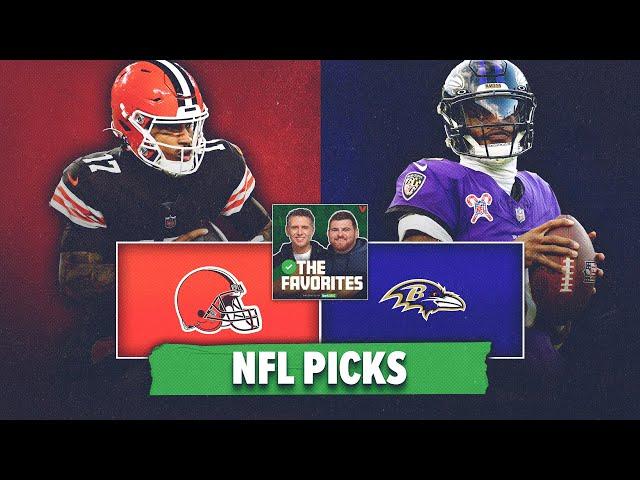 Cleveland Browns vs Baltimore Ravens BEST BETS! NFL Picks & Predictions | The Favorites