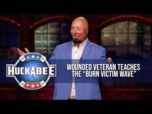 Wounded Veteran Teaches The “Burn Victim Wave” | Comedian Bobby Henline | Jukebox | Huckabee