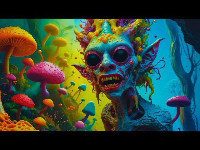 Psytrance Visions 2025  Magic Mushrooms & Trippy Vibes | AI-Generated Hallucinations