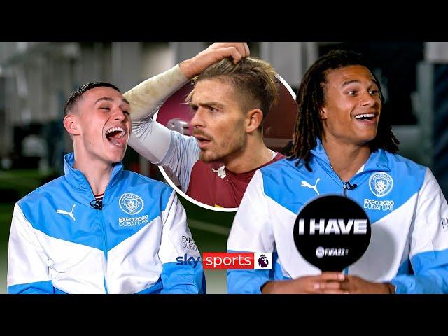 Never Have I Ever... Touched Jack Grealish's Hair! | Foden & Ake