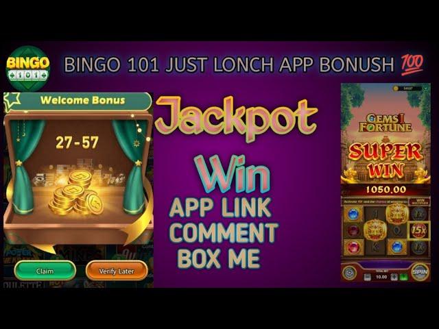 New Bingo101App Lonch Bonush 100-500 Just Lonch New Yono App#Bingo101#yono#virel