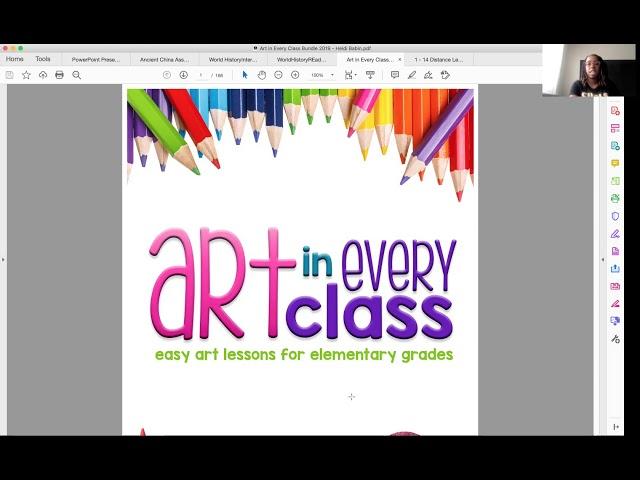 Elementary Art (Grades 1 through 5) Class at eXtend Homeschool Tutorial