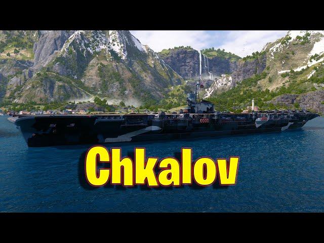 Meet The Chkalov! Tier 7 Russian Carrier in World of Warships Legends!