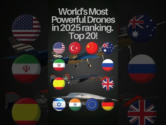 World's Most Powerful Drones in 2025 ranking. Top 20 Drones! #baykar #drones #uav