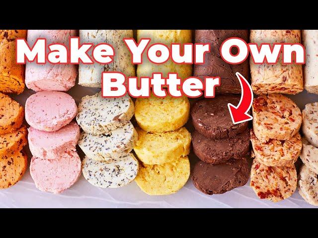 How To Make Your Own Compound Butters (5 Flavors!) | Bold Baking Basics