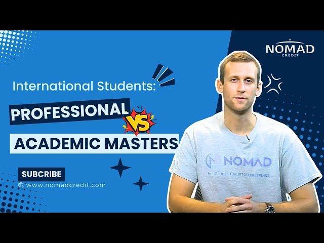 International Students: Professional vs. Academic Masters