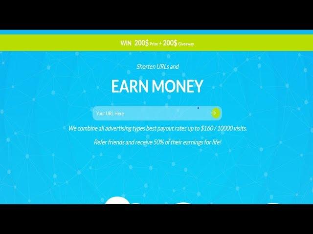 Earn money from Short link up to $160  with live demo || best url shortener to make money
