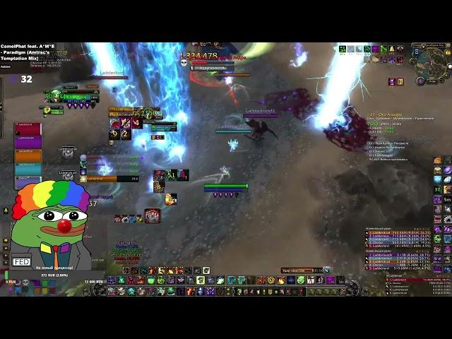 Eye of Azshara 32+ Warlock PoV Server first M+ | Око Азшары UWoW 7.3.5 Legion Mythic Plus