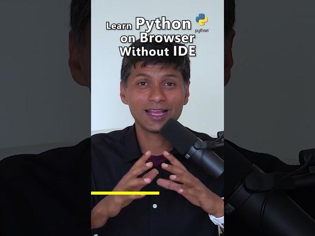 Learn Python on Browser Without IDE