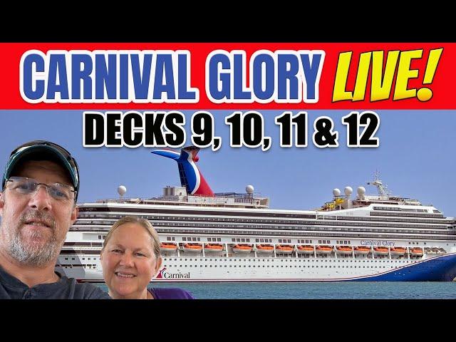 LIVE from Carnival Glory with Tall Man's Cruise Adventures!!!