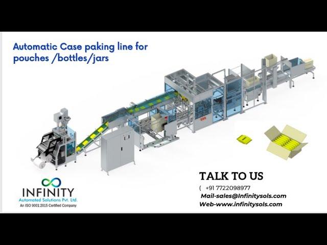 Automated Case Packers for Pouches | Automatic Case Packer