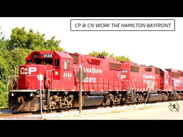 CP & CN WORK THE HAMILTON BAYFRONT