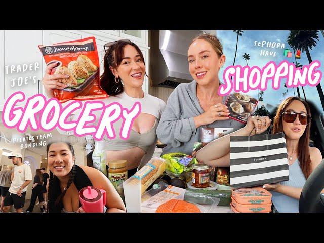 Grocery Shopping at Trader Joes + Sephora Beauty Haul!!