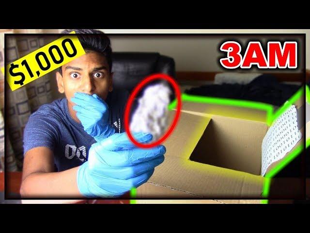 I BOUGHT A MYSTERY BOX FROM THE DARK WEB AT 3AM!! (DEEP WEB CHALLENGE)