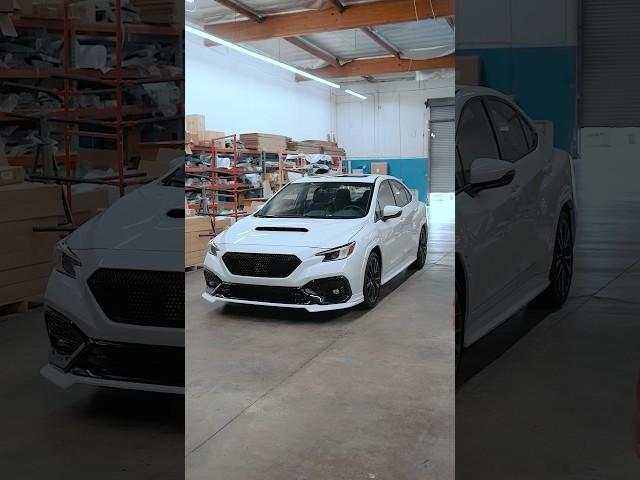 2023 WRX AeroFlowDynamics Transformation. Bye bye plastic  #automobile #subarucars #2022wrx