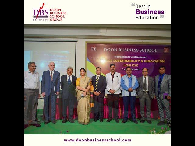 ICBSI 2023: Global minds unite, shaping business, education, and tech at Doon Business School.