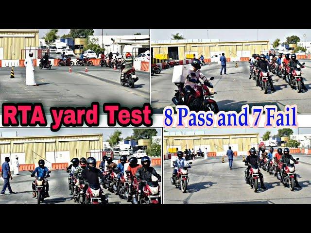 RTA motorcycle driving license. bike Yard final Test LLST / MLST Test dubai  #uae #driving #license