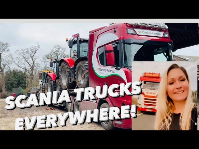 LOOK AROUND JEMMA WARREN’S SCANIA CAB & HUGE SOLAR CCTV#OLLYBLOGS #AnswerAsAPercent 1076