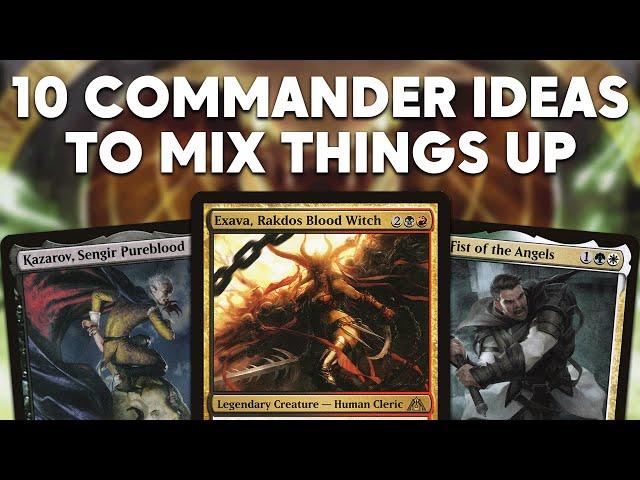 10 Commander Deck Ideas to Keep Things Interesting┃Magic Commander Deck Ideas┃Manfred Plus Magic