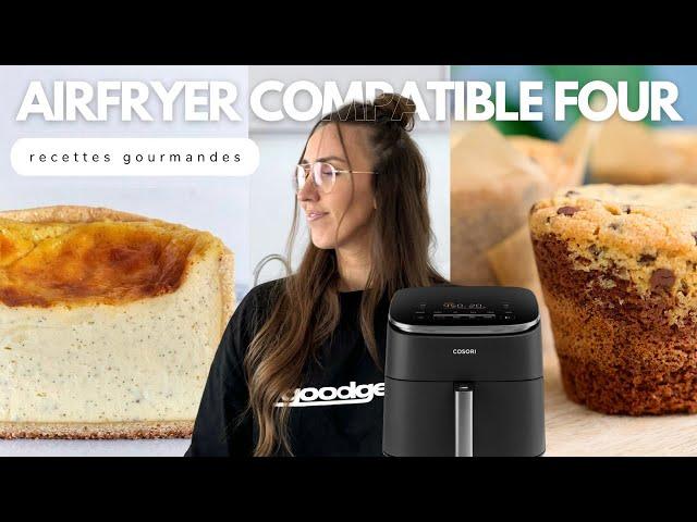 GÂTEAUX A L'AIRFRYER (compatible four) | dessert goûter facile et gourmand | friteuse à air