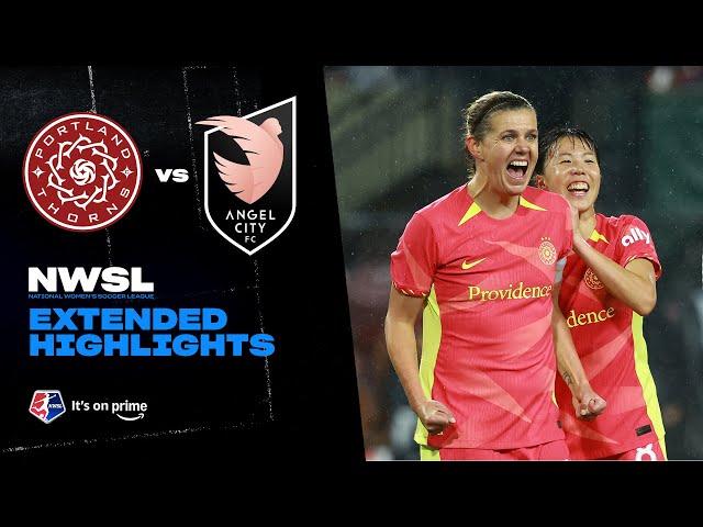 Portland Thorns vs Angel City FC | NWSL Extended Highlights | 11/1/2024 | Prime Video