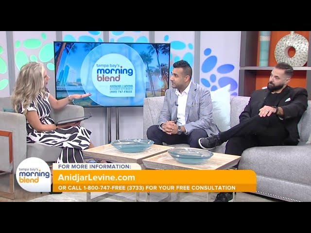 Shire Patel and Jovanni Fiallo with the Offices of Anidjar and Levine on ABC’s Morning Blend