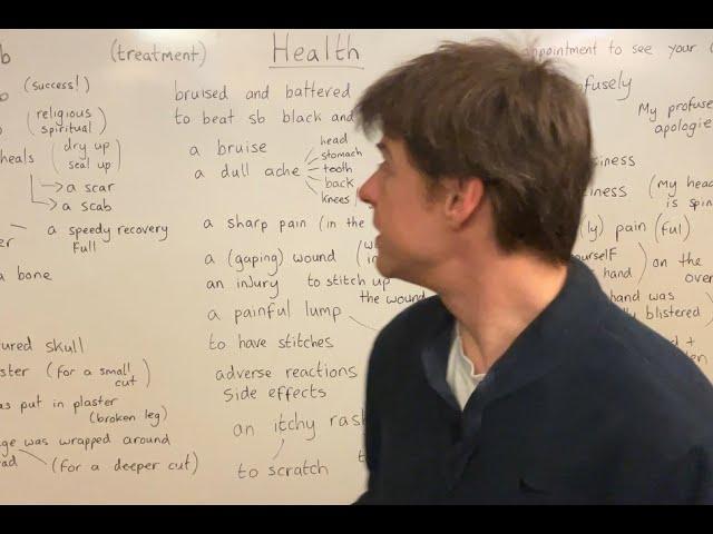 HEALTH 1 (Vocabulary) www.skype-lessons.com (ebook + Zoom class included)