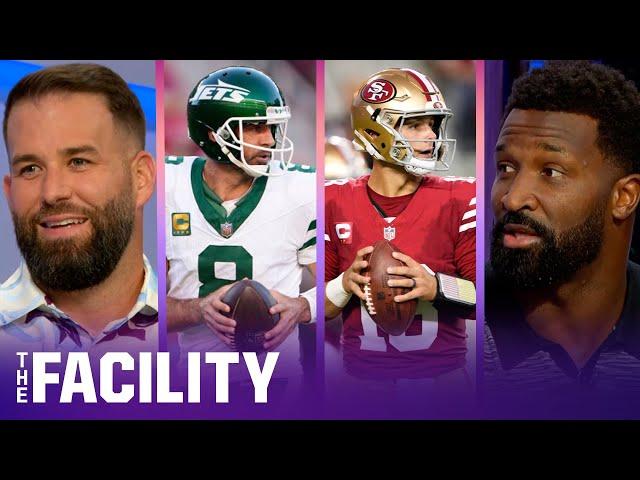 Aaron Rodgers throws for TD, INT in Jets MNF loss, did 49ers put league on notice? | THE FACILITY