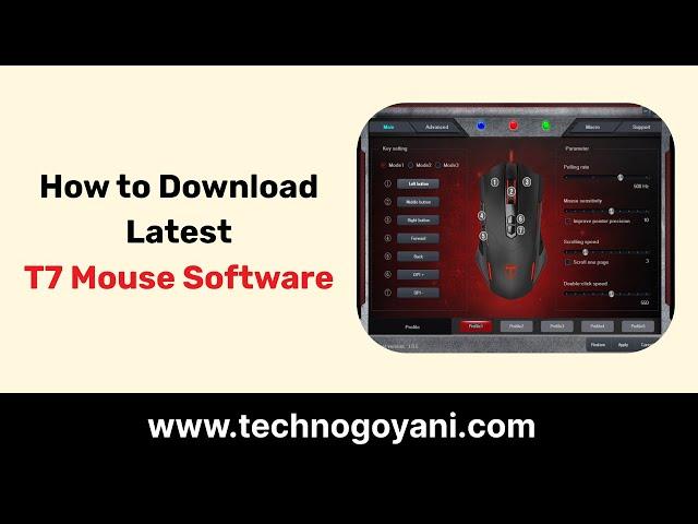 How to Download T7 Mouse Software 2025