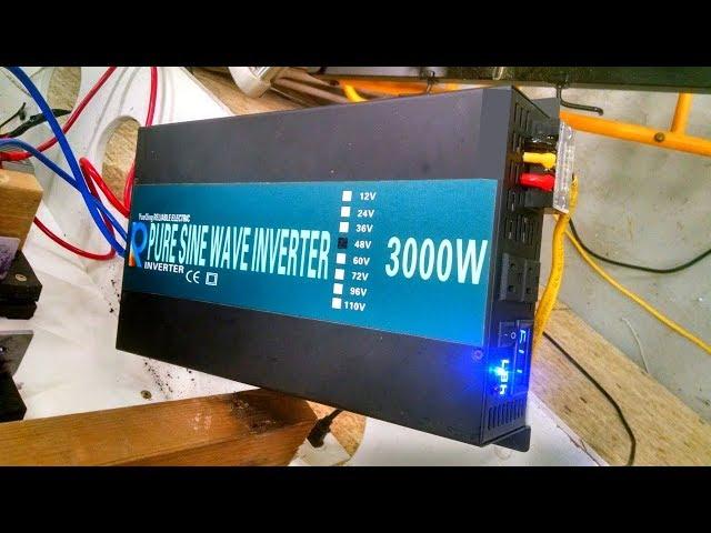 3000 Watt Reliable Electric Inverter, 48 VDC to 120 VAC