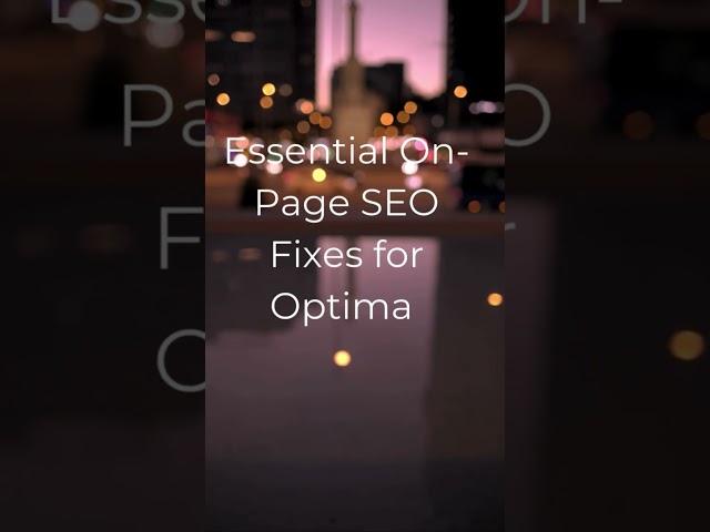 BEST On Page SEO Checklist Revealed!
