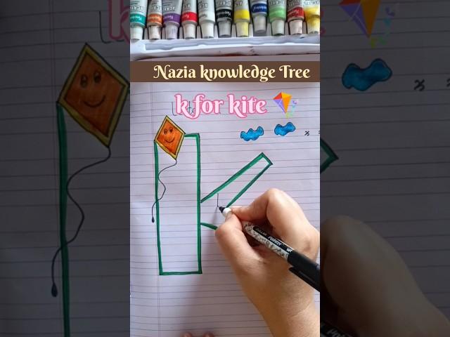practice of letter k #writingskills #learningskills #education #homeschoolingfun