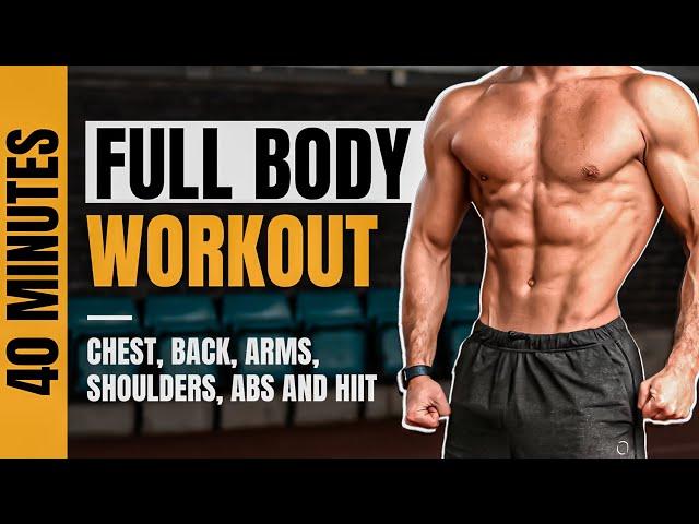 40 Min FULL BODY WORKOUT | No Equipment | No Repeat | Rowan Row